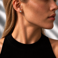 Nano Fortuna Diamond Cluster Earrings