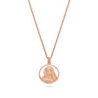 Micro Virgin Mary Medallion
