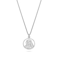 Micro Virgin Mary Medallion