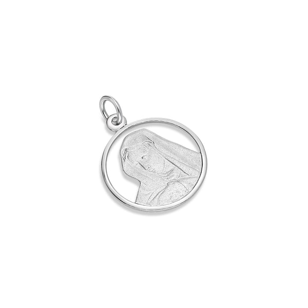 Micro Virgin Mary Medallion