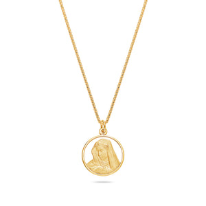 Micro Virgin Mary Medallion