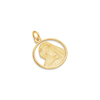 Micro Virgin Mary Medallion