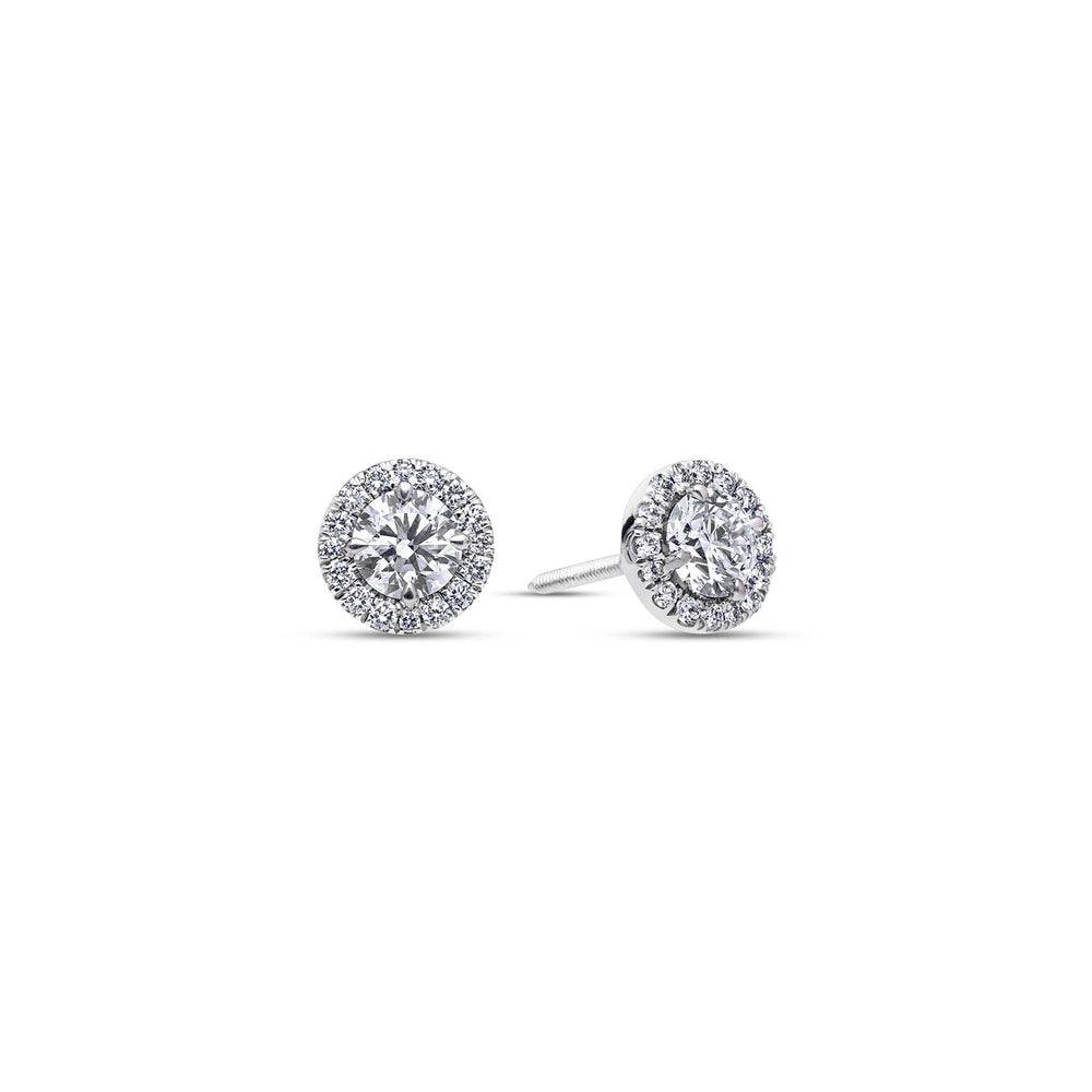 Elle Diamond Stud Earrings (0.70 Carat Total)
