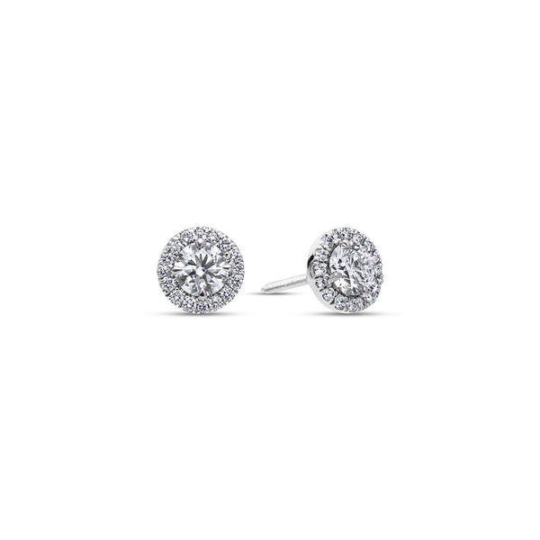 Elle Diamond Stud Earrings (0.70 Carat Total)