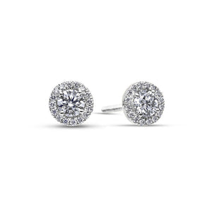 Elle Diamond Stud Earrings (GIA Round, 1.20 Carat Total)