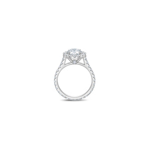 Elle Halo Engagement Ring (GIA Round 1.50ct)