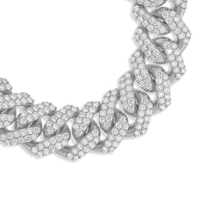 Diamond Cuban Link Bracelet (21mm)