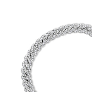 Diamond Cuban Link Bracelet (7mm)