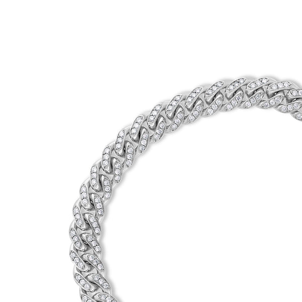 Diamond Cuban Link Bracelet (7mm)
