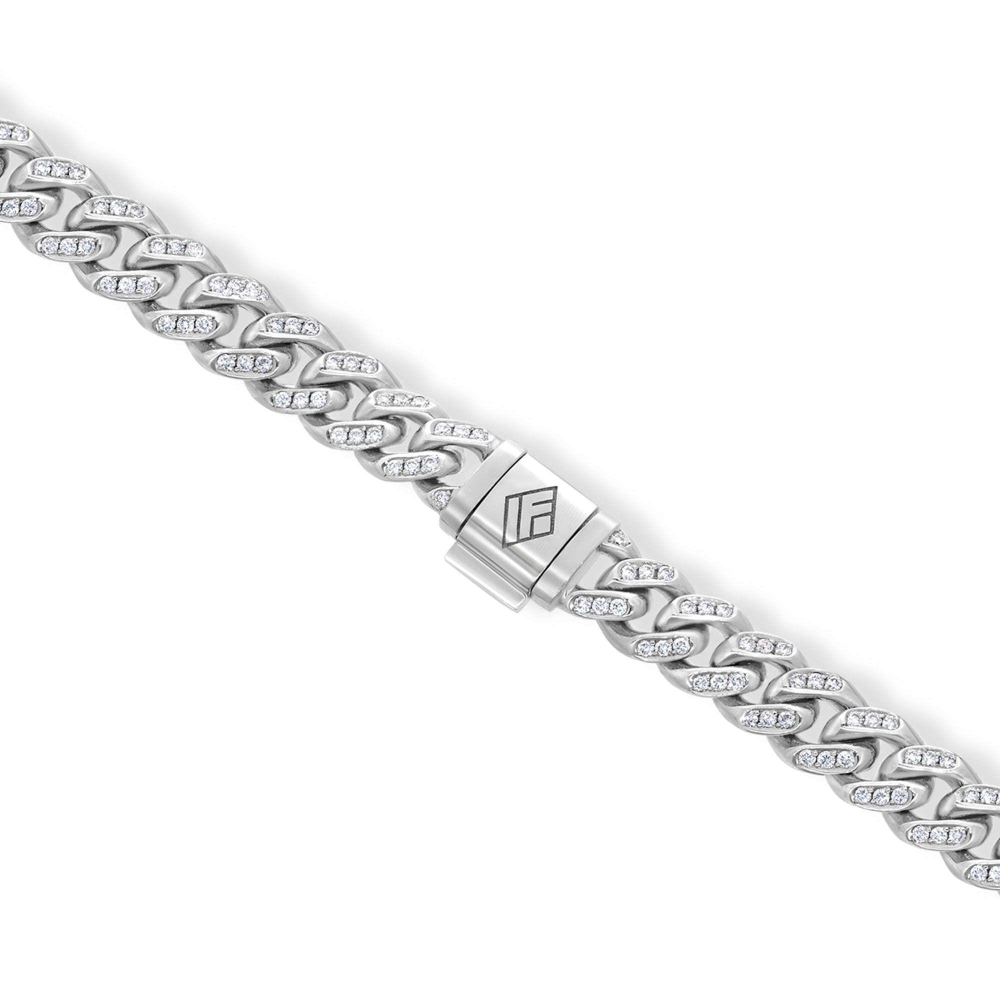 Diamond Cuban Link Bracelet (7mm)