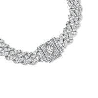 Diamond Cuban Link Bracelet (9mm, Prong Set)