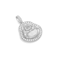Baby Laughing Buddha Piece (Diamond Border)