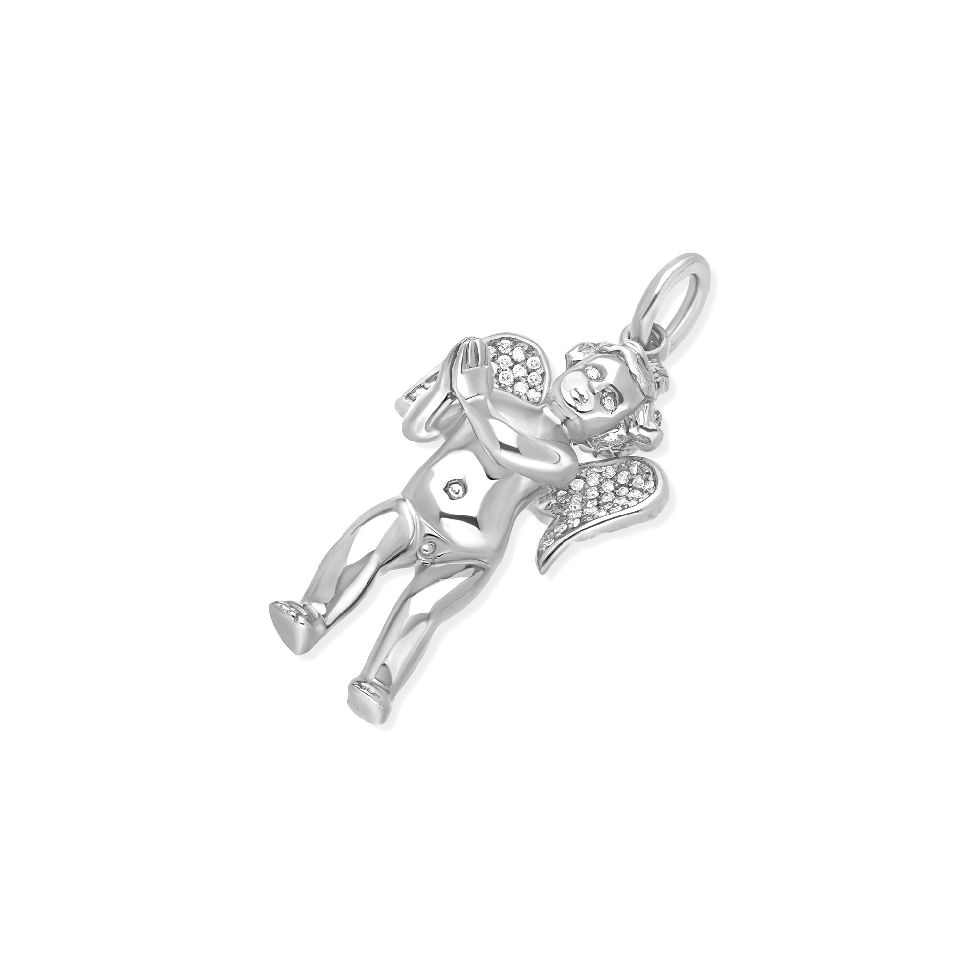 Milli Cherub Angel (Praying Hands, Partially Iced)