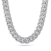 Diamond Cuban Link Chain (11mm 1 Row Oversized)