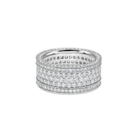 Massimo Eternity Ring (3-Row)