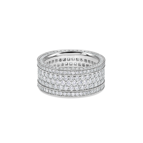 Massimo Eternity Ring (3-Row)