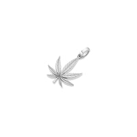 Micro Cannabis Leaf Piece (Solid Gold)