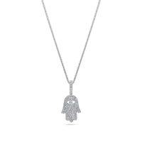 Micro Hamsa Piece (Blessings, Fully Iced)