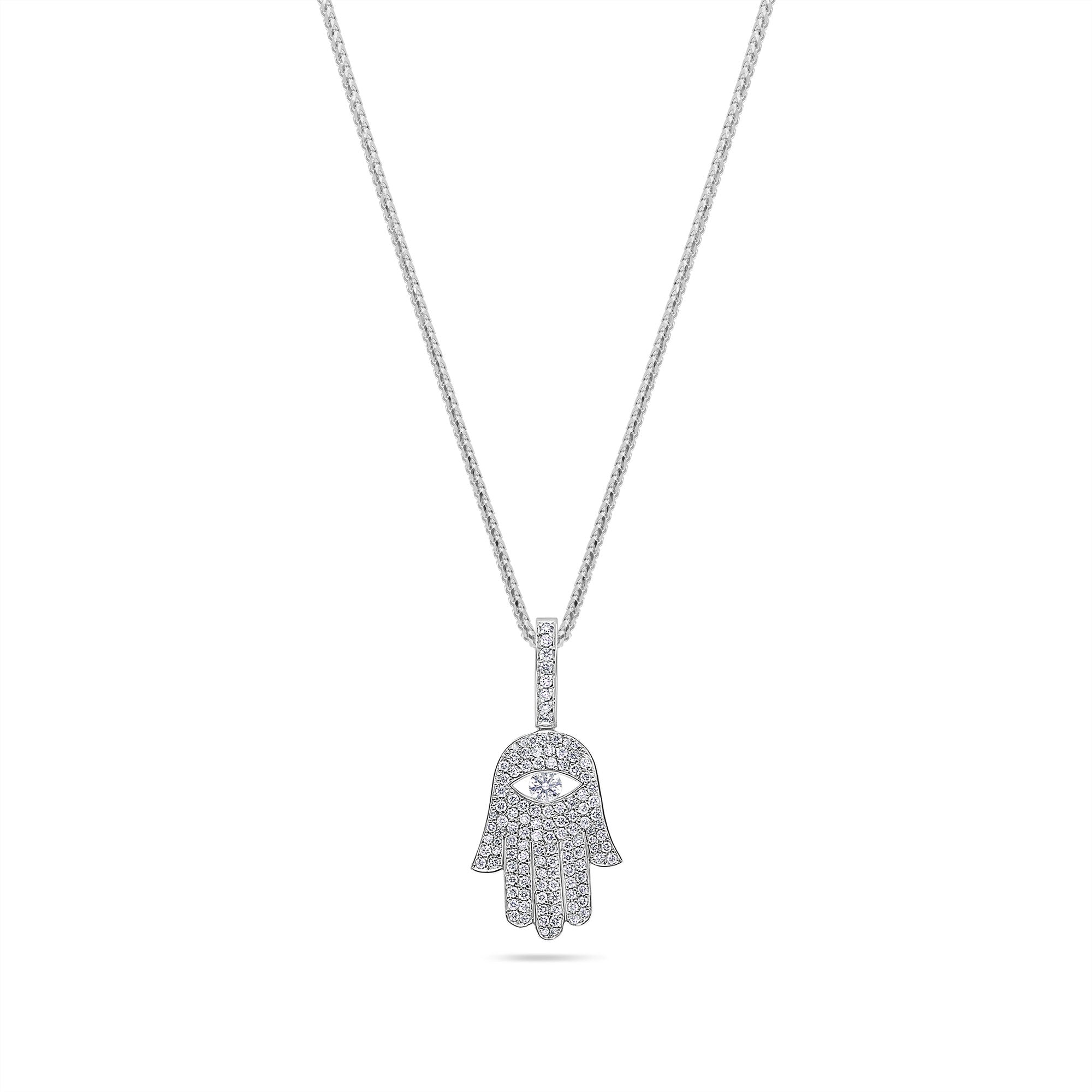 Micro Hamsa Piece (Blessings, Fully Iced)