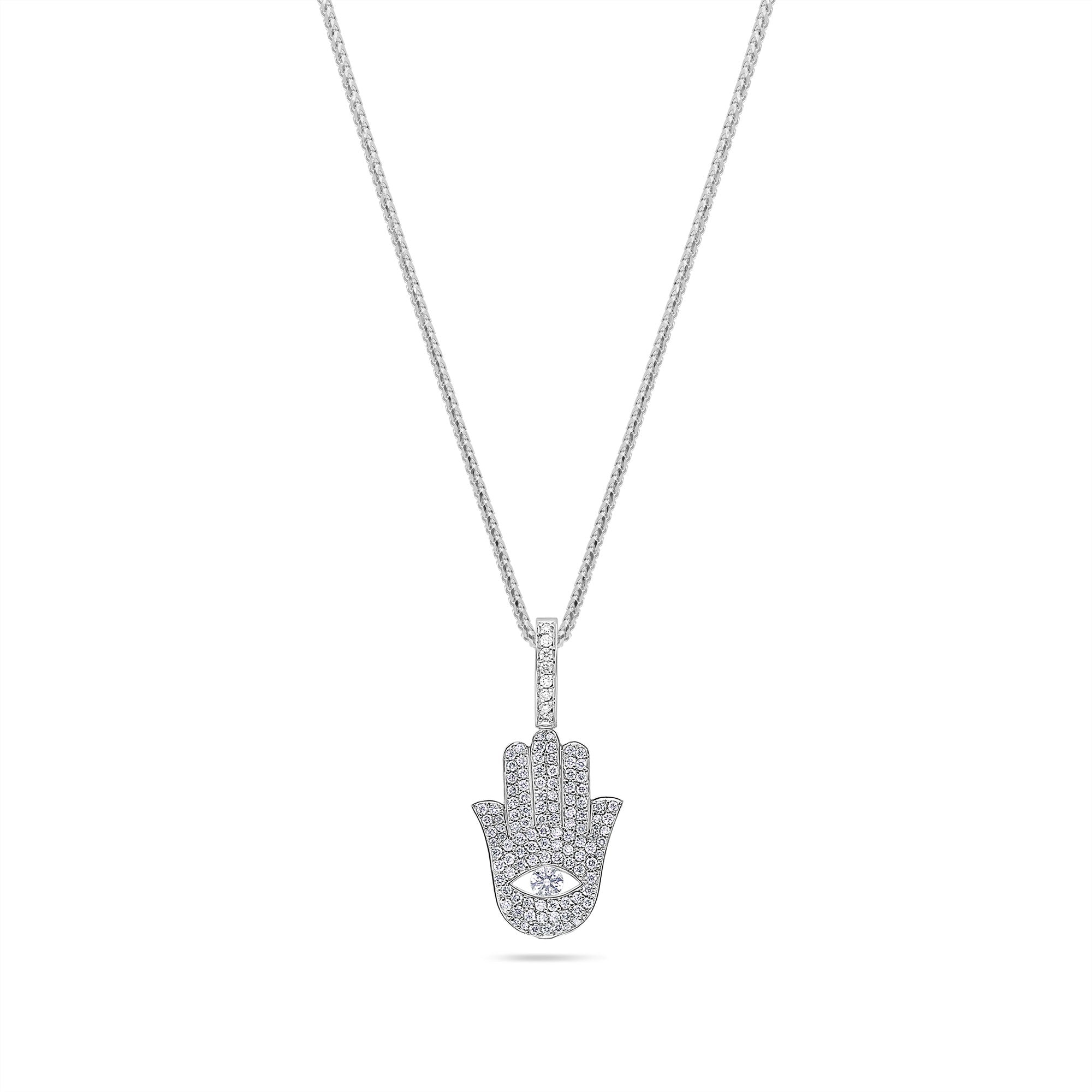 Micro Hamsa Piece (Protection, Fully Iced)