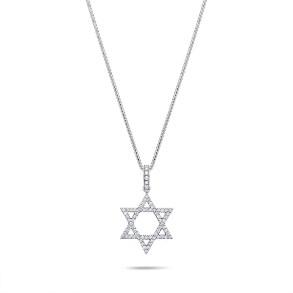 Micro Star of David Piece (Fully Iced)