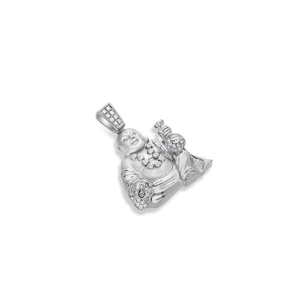 Micro Lucky Buddha Piece (Partially Iced)