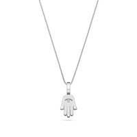 Nano Hamsa Piece (Blessings, Diamond Eye)