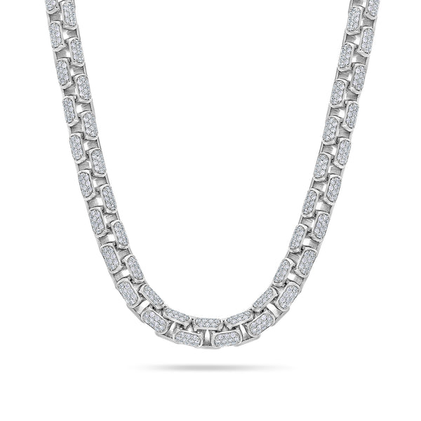 Diamond Moon Link Chain (6.5mm)