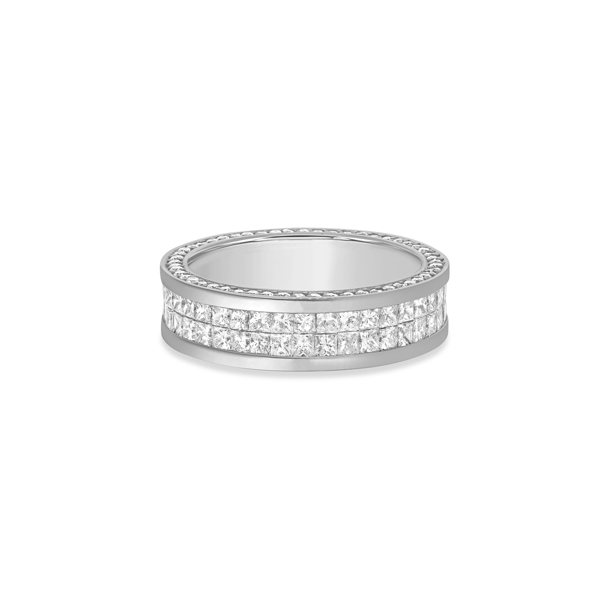 Sage Eternity Ring (2-Row)