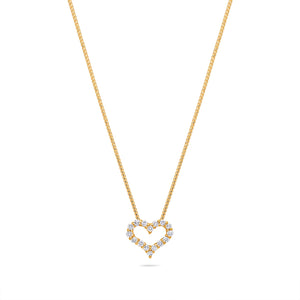 Micro Heart Necklace