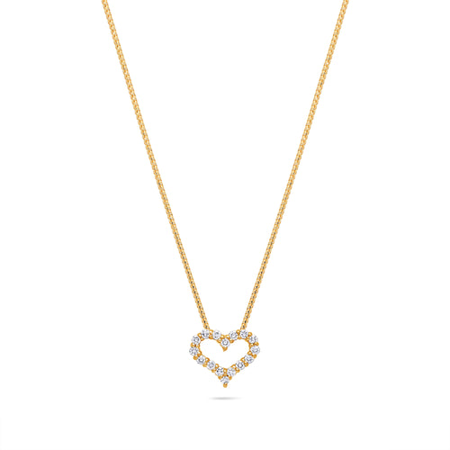 Micro Heart Necklace
