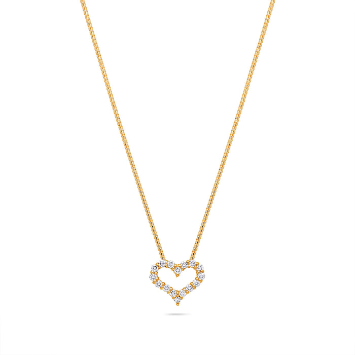 Micro Heart Necklace