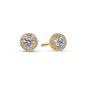 Elle Diamond Stud Earrings (GIA Round, 1.20 Carat Total)