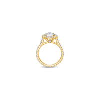 Elle Halo Engagement Ring (GIA Round 1.50ct)