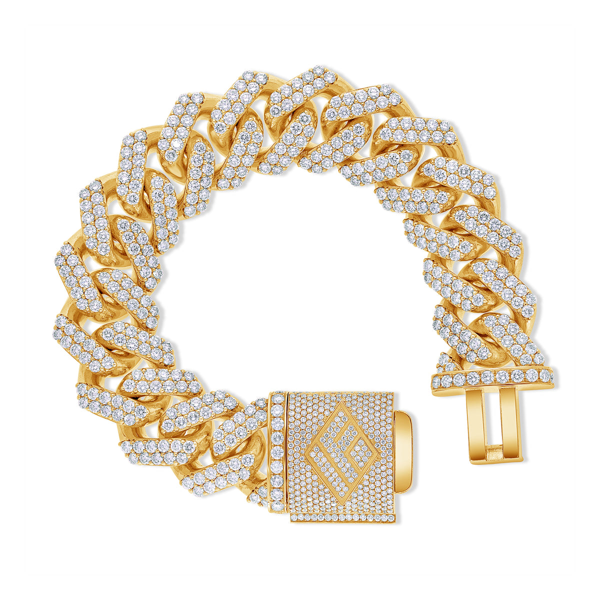 Diamond Cuban Link Bracelet (21mm)