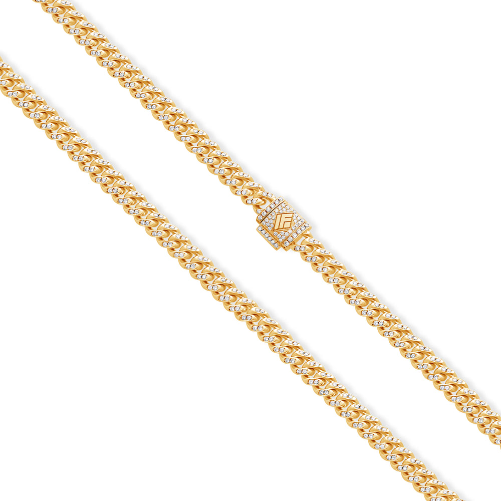 Diamond Cuban Link Chain (5mm)