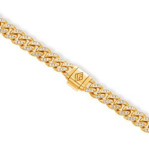 Diamond Cuban Link Bracelet (7mm)