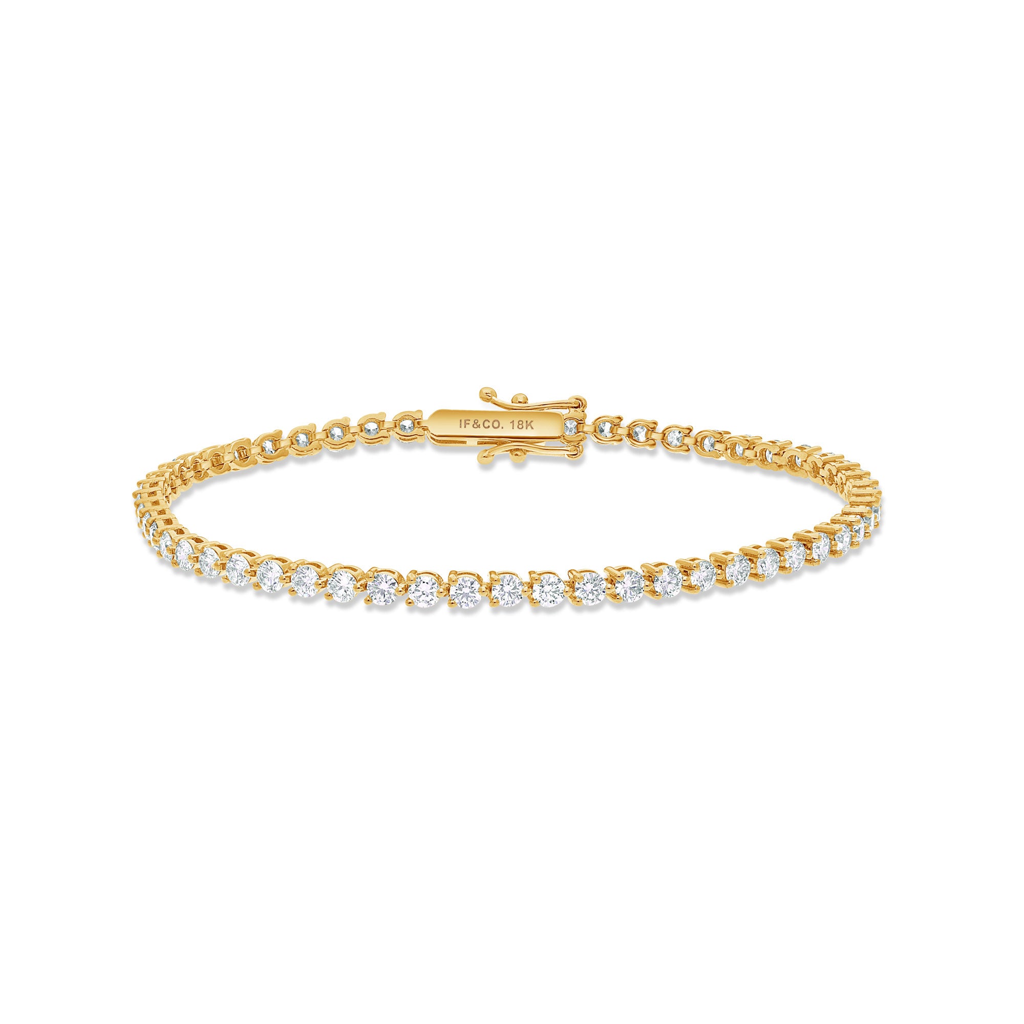 Diamond Inzo Enzo Diamond Bracelet (7-point)- Tennis Bracelet - IF & Co.