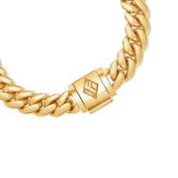 Gold Cuban Link Bracelet (9mm)