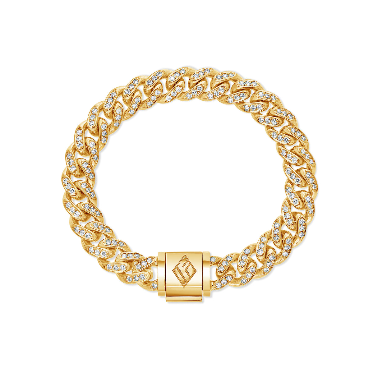 Diamond Cuban Link Bracelet (9mm)