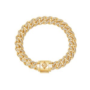 Diamond Cuban Link Bracelet (9mm)