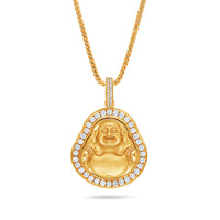 Baby Laughing Buddha Piece (Diamond Border)