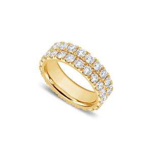 Micro Elle Eternity Ring (2-Row)