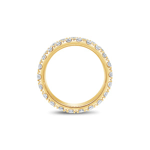 Micro Elle Eternity Ring (2-Row)