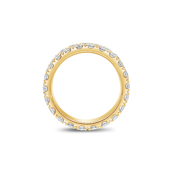 Micro Elle Eternity Ring (2-Row)