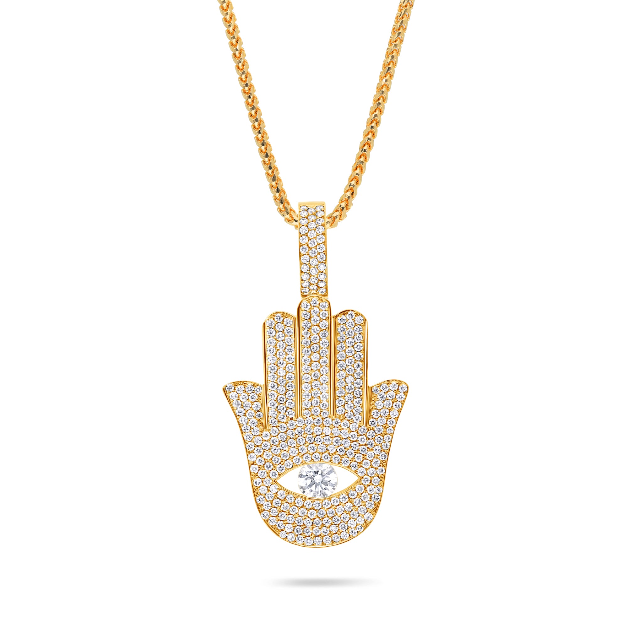 Baby Hamsa Piece (Protection, Fully Iced)