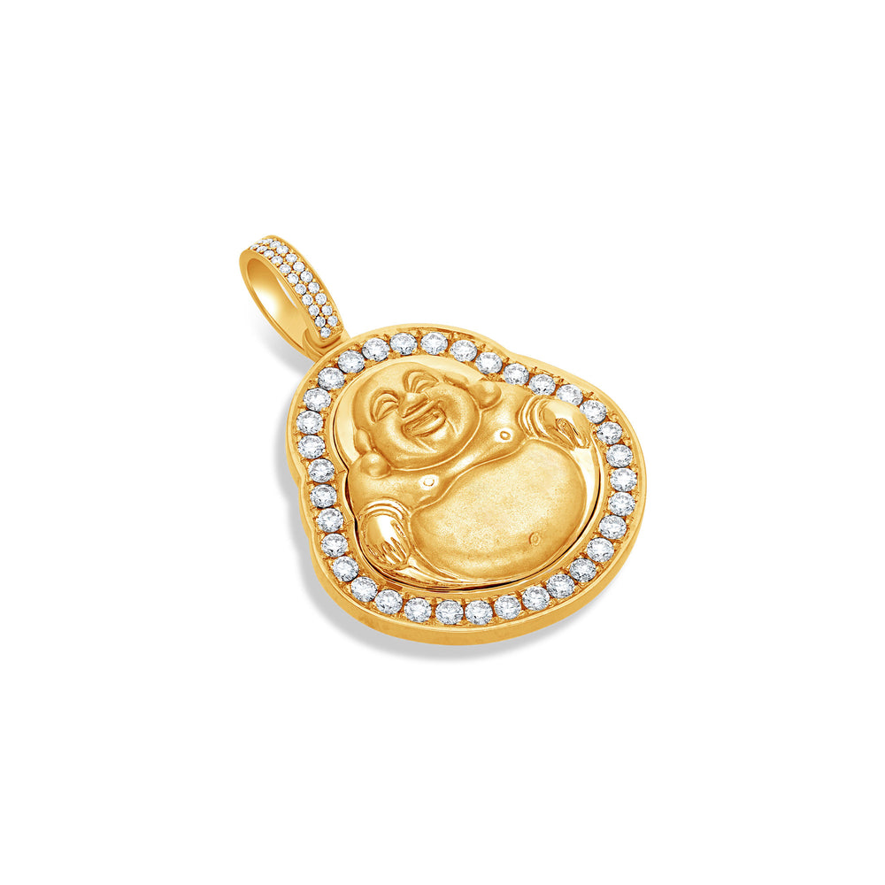 Baby Laughing Buddha Piece (Diamond Border)