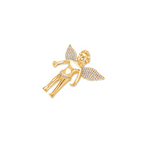 Baby Cherub Angel (Open Wings, Partially Iced)