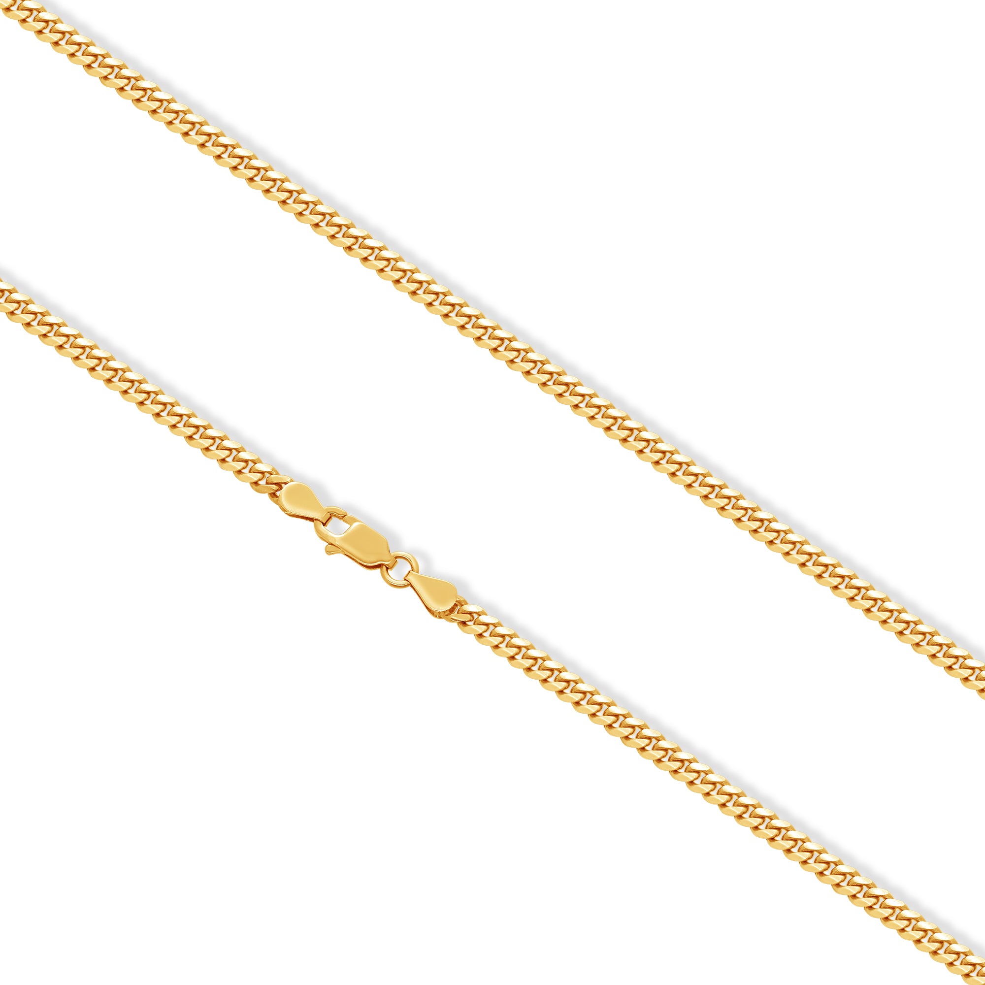 Gold Cuban Link Chain (3.2mm)