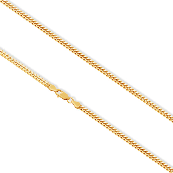 Gold Cuban Link Chain (3.2mm)